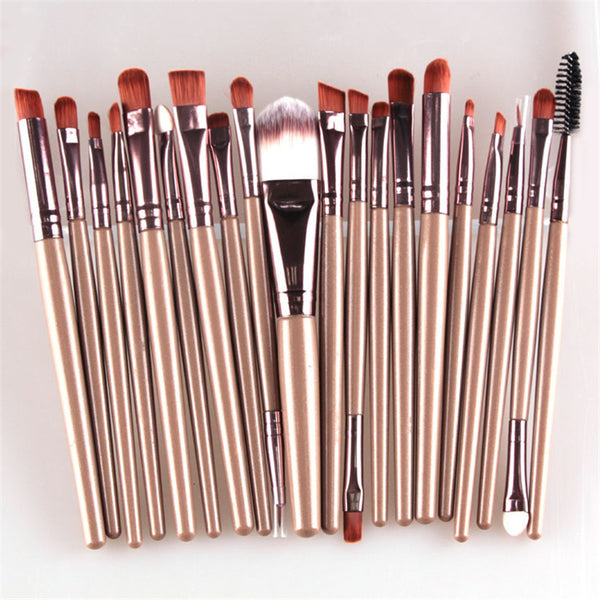 20Pcs Makeup Brushes Set Pro Powder Blush Foundation